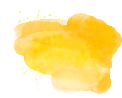 Yellow watercolor stains